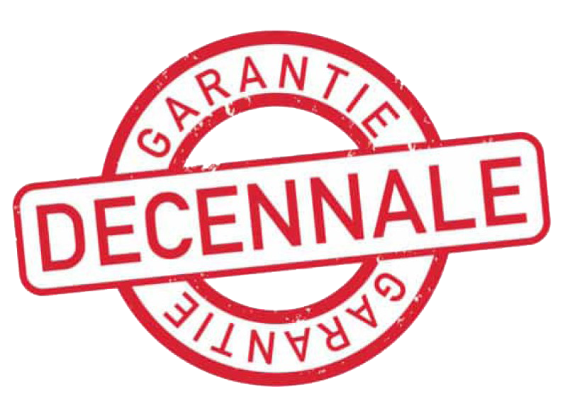 Garantie décennale couvrant les prestations concernées d'EFFICIANSE.